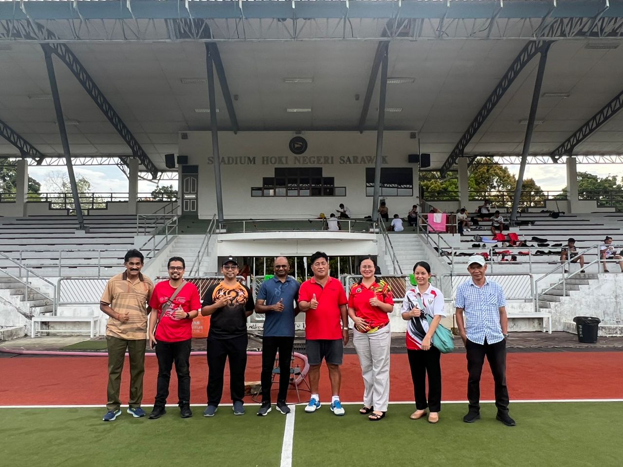 LAWATAN KETUA DELEGAT TEKNIKAL KE VENUE PERTANDINGAN SUKAN MALAYSIA XXI, SARAWAK 2024