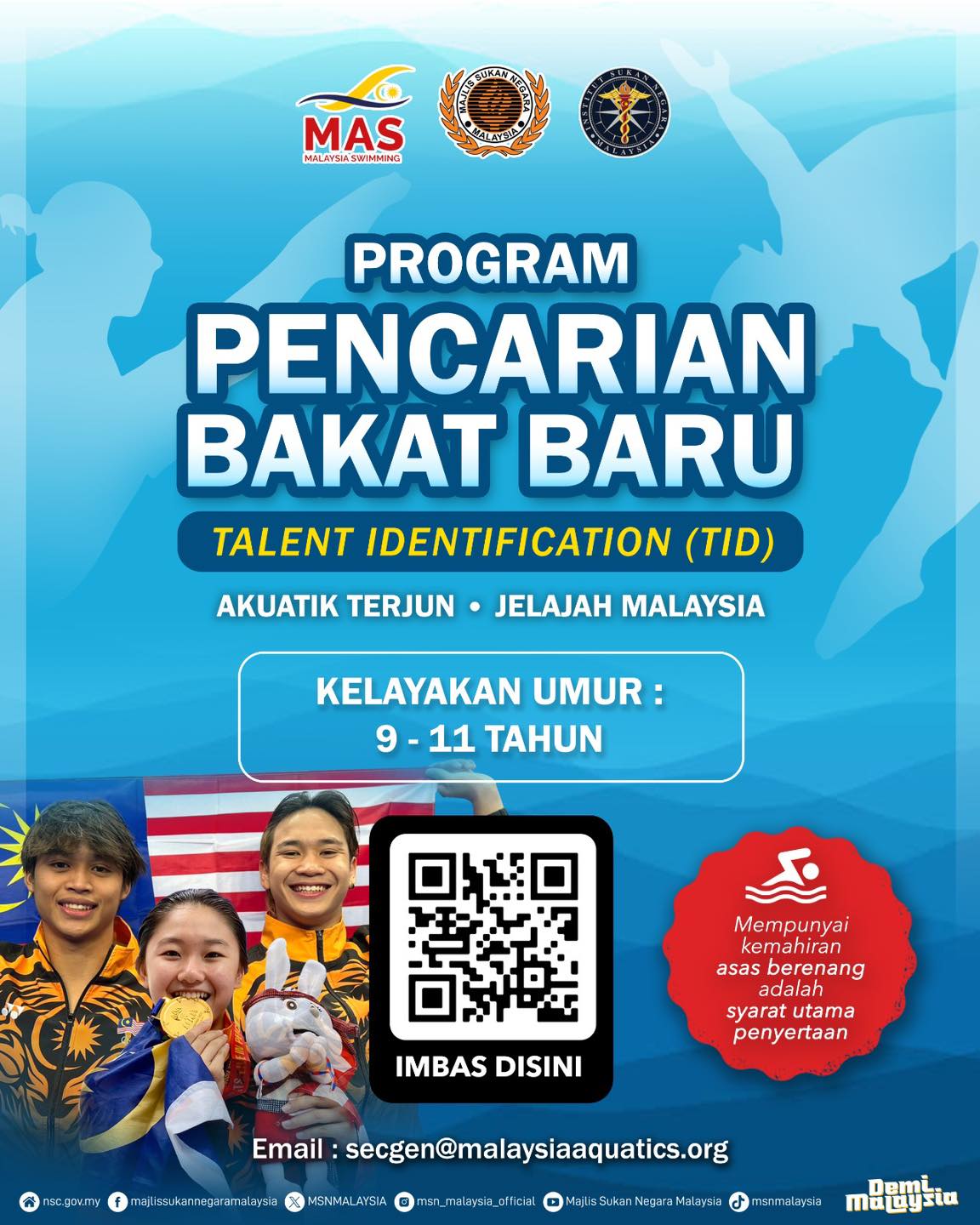 PROGRAM PENCARIAN BAKAT BARU (TALENT IDENTIFICATION -TID)