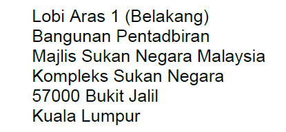 Majlis Sukan Negara Malaysia | Majlis Sukan Negara Malaysia