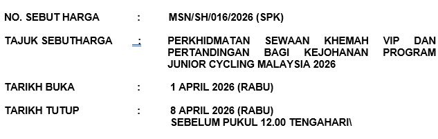 Majlis Sukan Negara Malaysia | Majlis Sukan Negara Malaysia